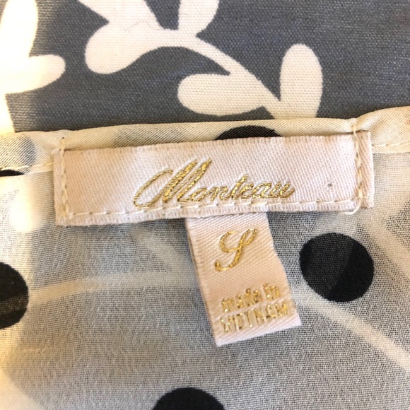 White/Black Polka Dot Top - Picture 2 of 4